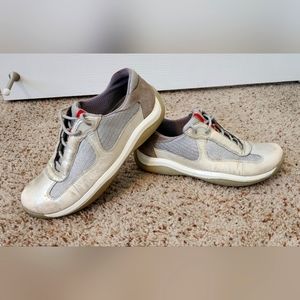 Vintage Prada America’s Cup White Sneaker size 37